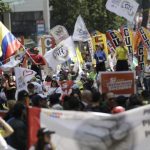 Marchas en Bogotá hoy viernes 7 de agosto: vías afectadas